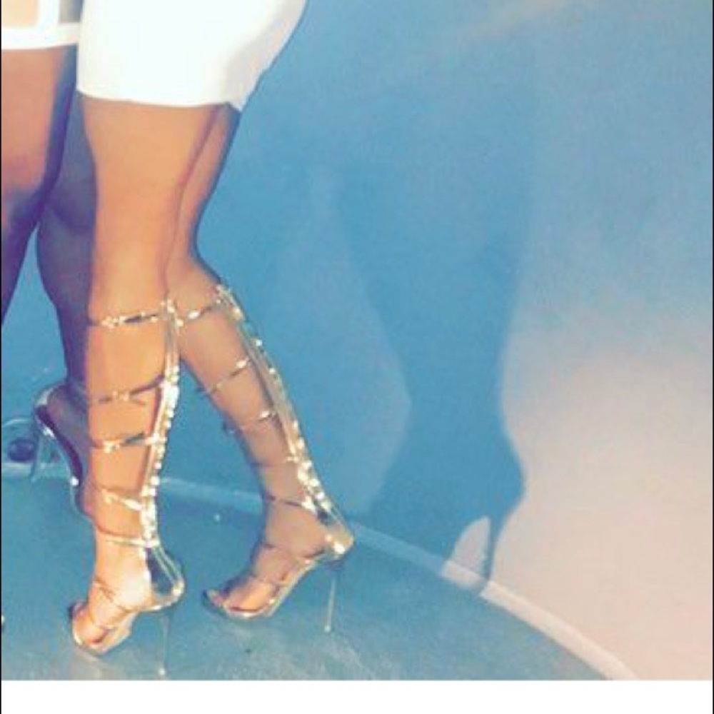 Giuseppe Zanotti gold heels